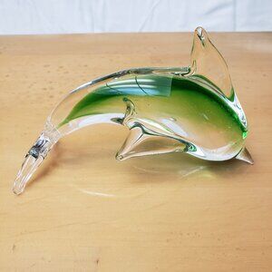 Murano Style Art Glass Dolphin